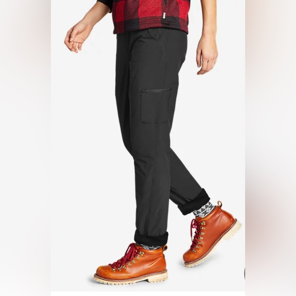 Eddie Bauer fleece lined joggers